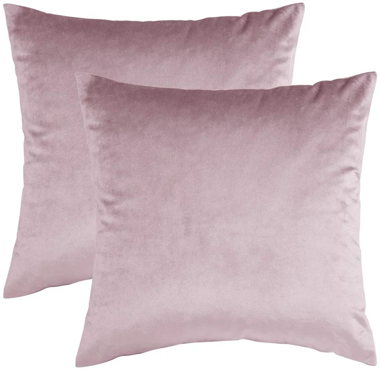 Velvet Cushion Cover Pillowcase Solid Color Pillow Case Cojines Decor Sofa Throw Pillows Room Pillow Cover Decorative Wholesale