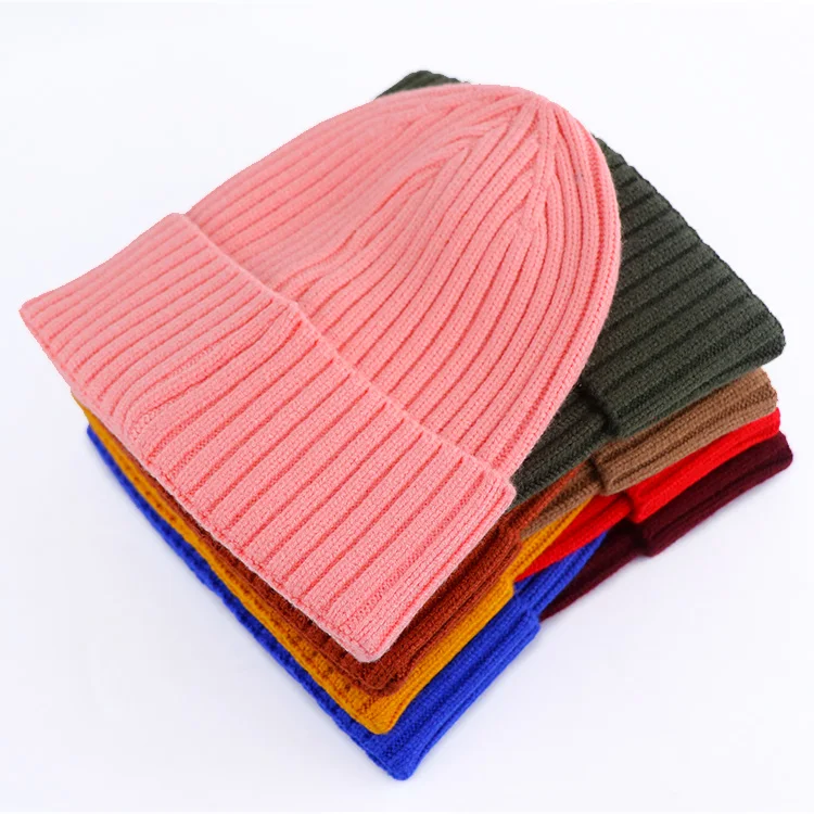 Qianzun beanies manufacturer custom logo embroidery winter knit hats beanie