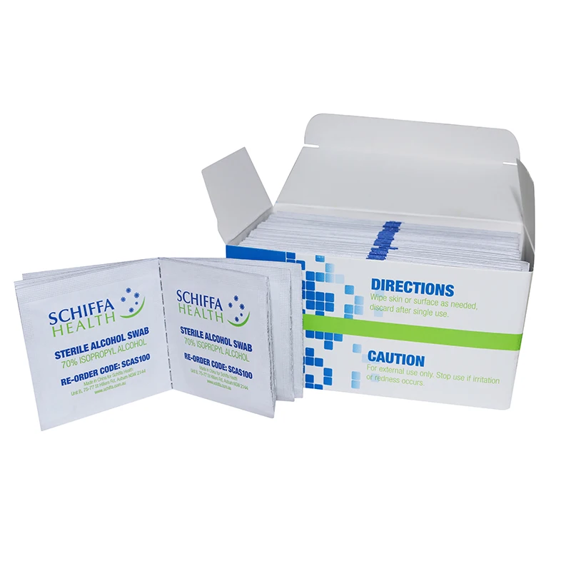 Disposable skin care wet towel swab wipes individually wrapped biodegradable wipes for hospital