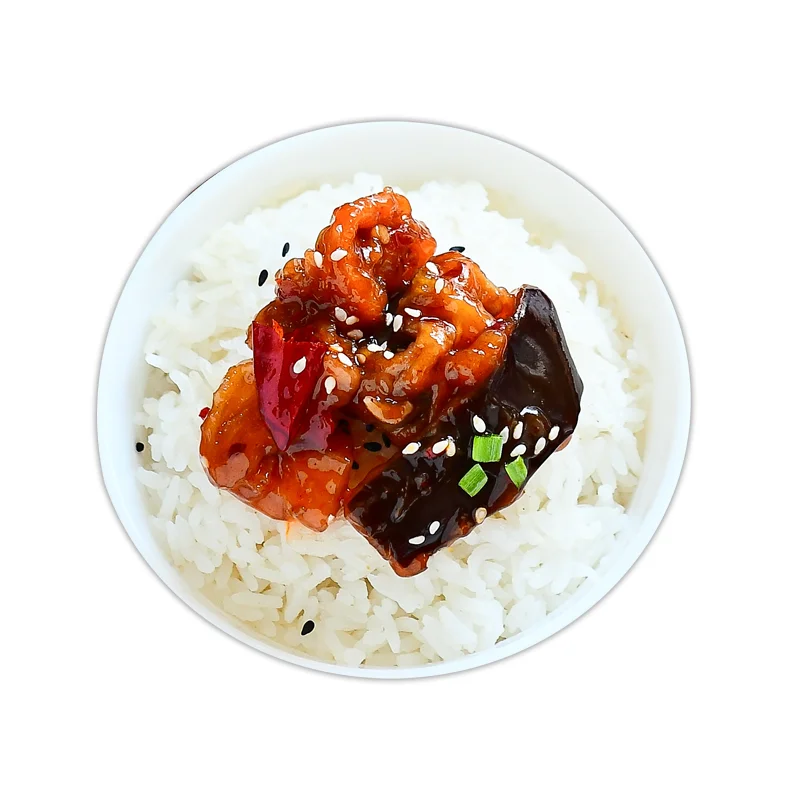 Strength factory high quality ready to cook food Sichuan flavor Frozen eggplant Suitable for take-out restaurants delicious