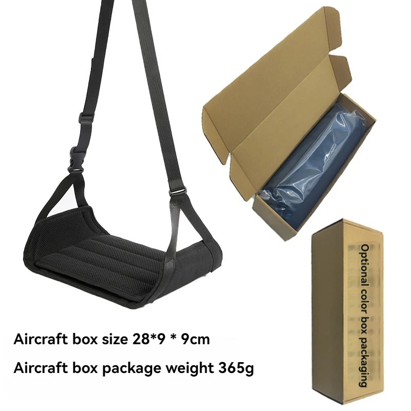 Comfort Adjustable Memory Foam Airplane Foot Rest Portable Foot and Heel Hammock