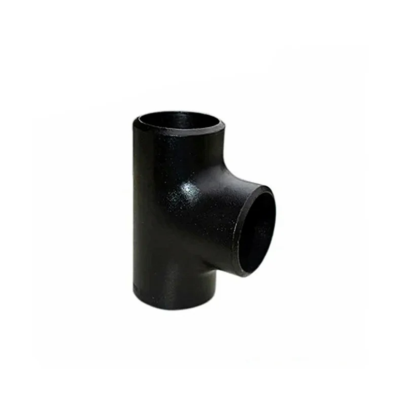 ASME ANSI B16.9 Welded Welding Equal Black Carbon Steel Sch40 Sch80 Buttweld Tee Pipe Fitting Straight Tee