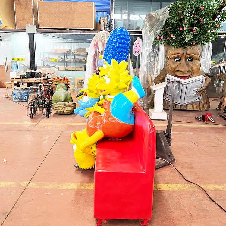 Cartoon Customized Character Animatronic Figure Model Chair