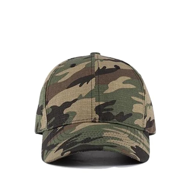 Custom Logo 6 Panels Camouflage Sports Outdoor Camp Dad Face Hat Gorras Cotton Plain Camo Baseball Cap