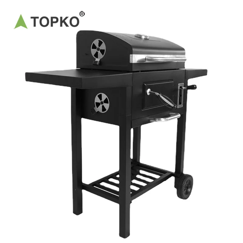 TOPKO оптовая продажа семейный туристический пикник курица свинина гриль для барбекю еда приготовление пищи двойной