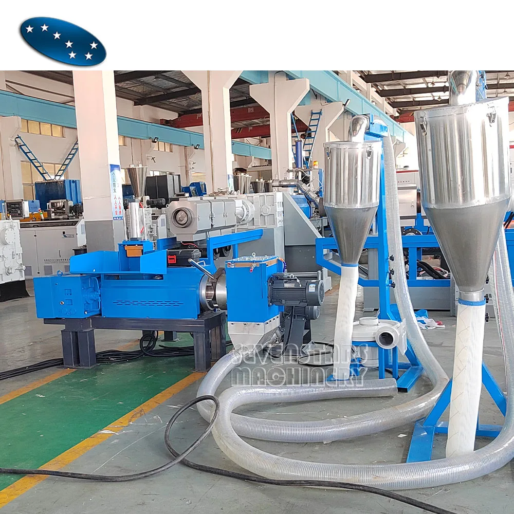 plastic pelletizing line  PE film pelletizing machine PE film plastic film recycling machine plastic recycling pelletizer