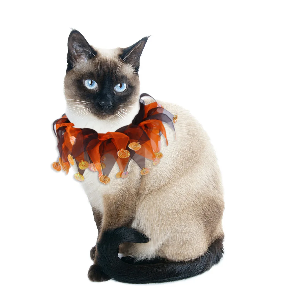 Qbellpet Cat accessories christmas costume clothes dog cat collar pet-friendly holiday decorative mascotas accesorios