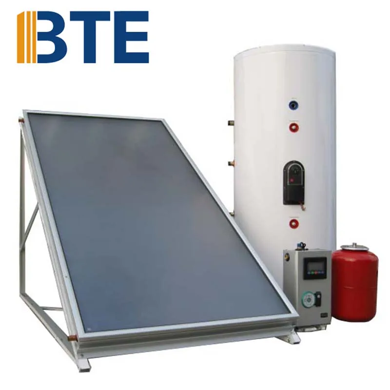 BTE Factory direct supply pressurized solar water heater system Split Solar Water Heater for villa
