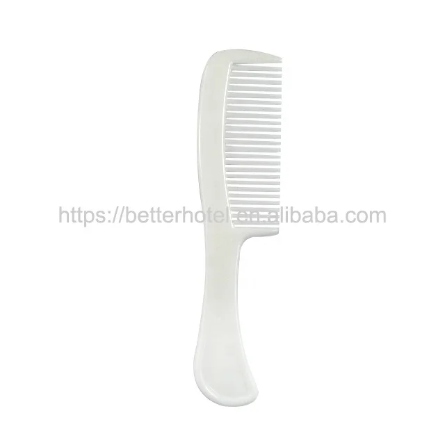 cheap white plastic comb for travel