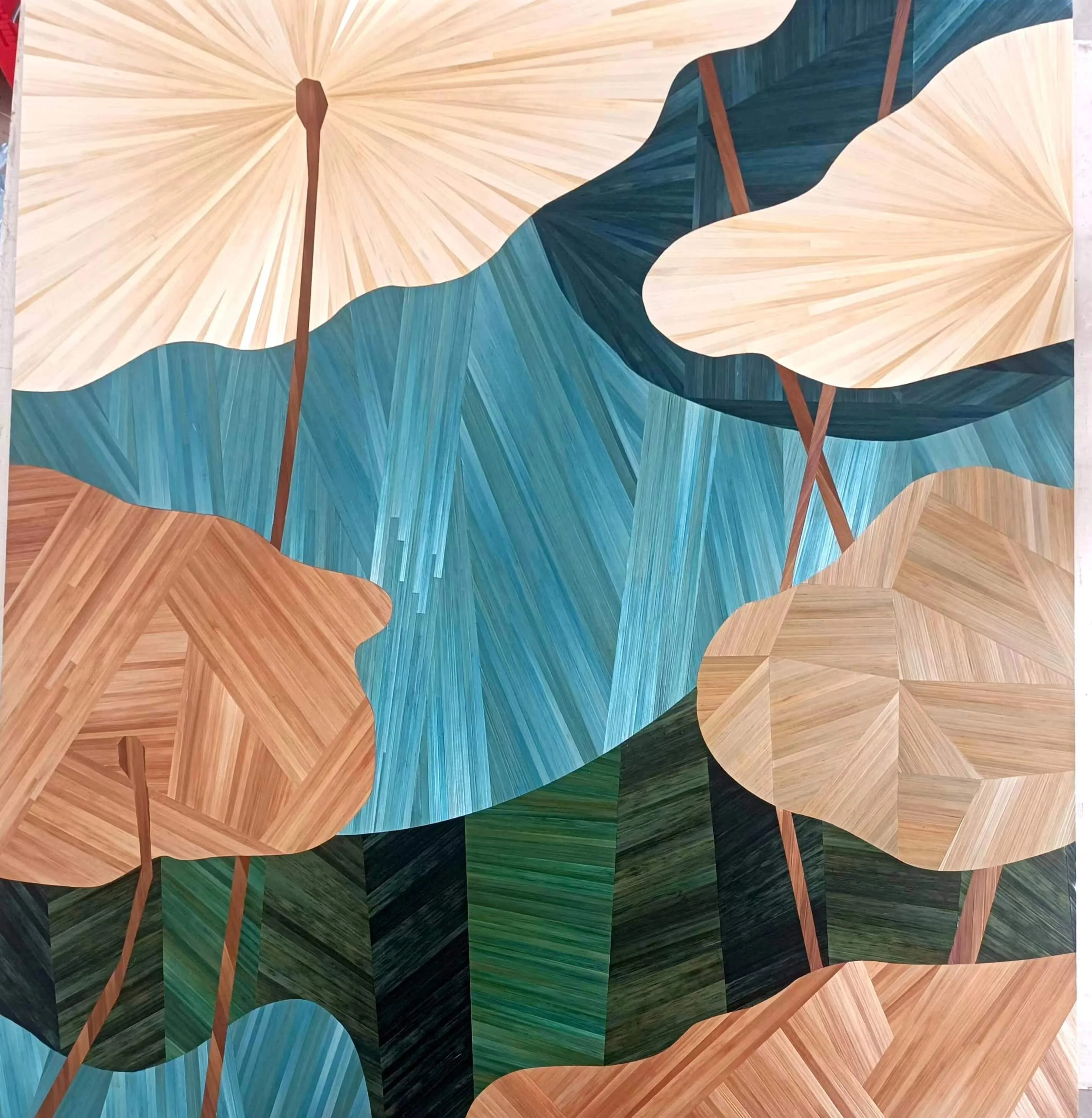 Art Straw Marquetry Furniture Panel Jewelry Box Art Surface Straw Picture Inlay Craft Decorative Wall Panel
