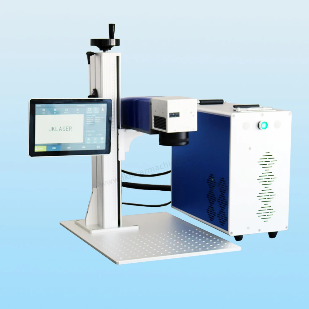 30w battery cover raycus max jpt 20w 30w 50w portable rotary metal engraving fiber laser marking machine for jewellery