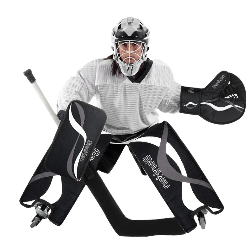 
Benken Street Ice Hockey Goalie Equipment Leg Pads Kits ice hockey Goalie Pads 