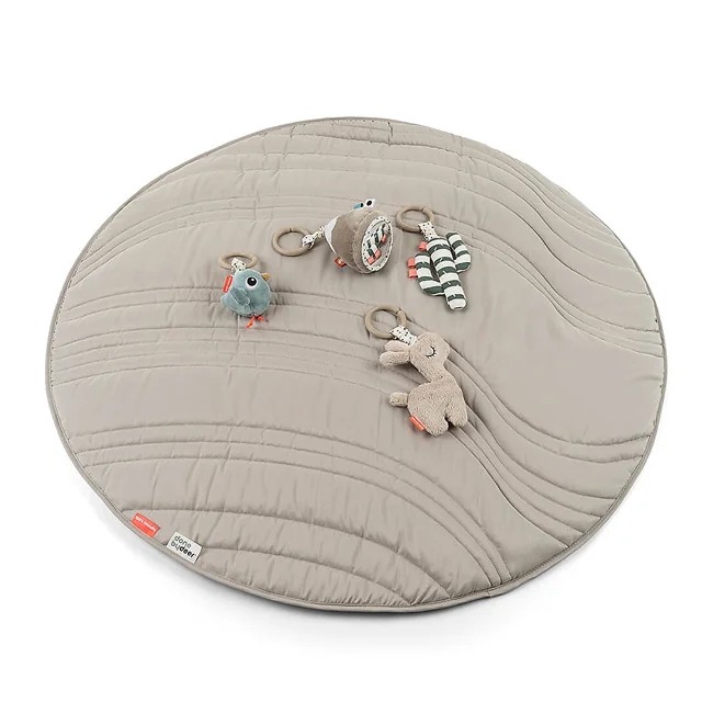 Custom Cactus Little Mirror Bell Baby Stimulation Touched Teething Toys Wood Activity Play Mat Gym