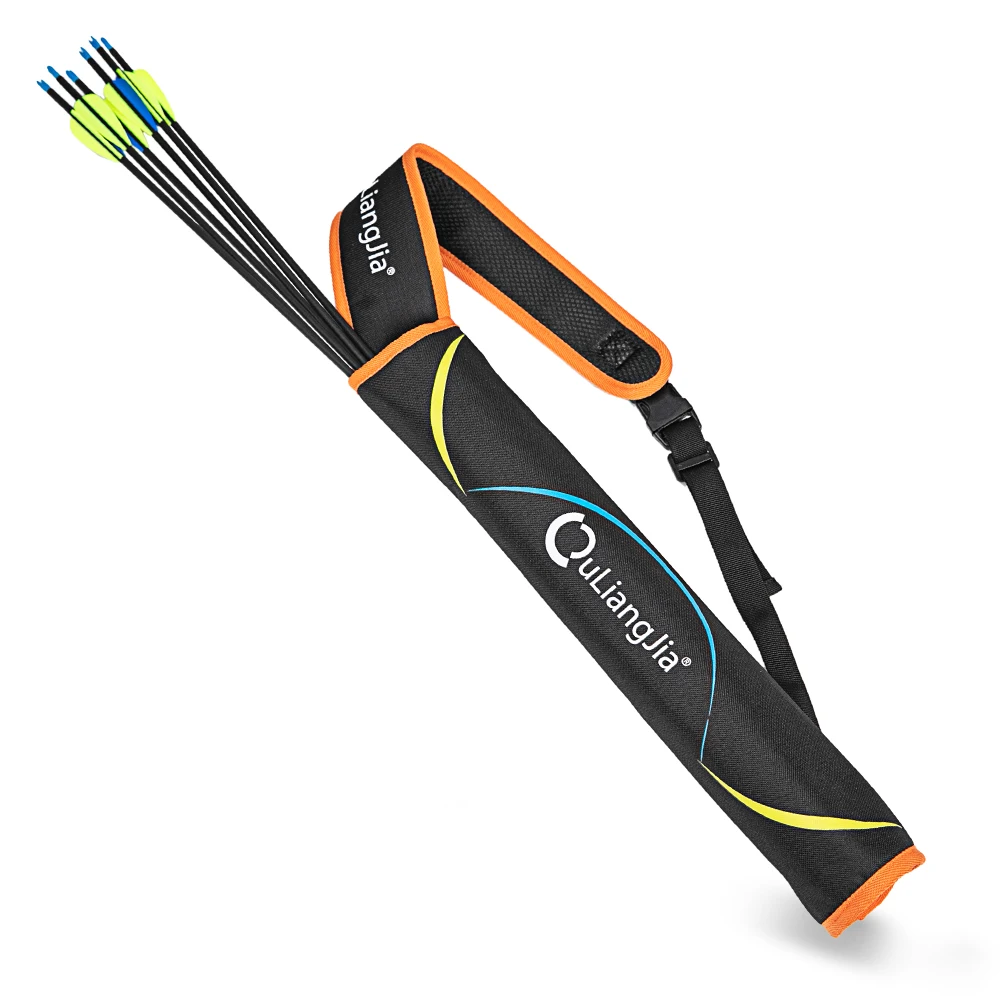 Ouliangjia Popular Lightweight Archery Kid Arrow Holder Back Quiver for Practice Target