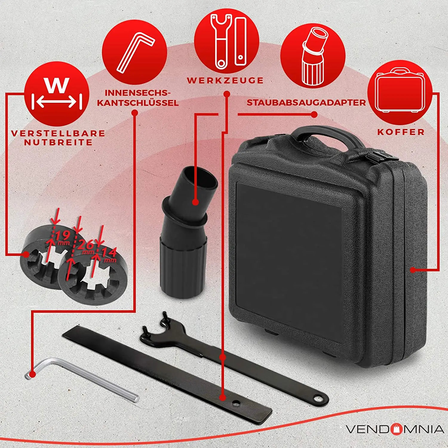 Electric Power Concrete Wall Chasers Slotting Machine Groove Cutter Tool Electric Tool 10Cm With Vacuum