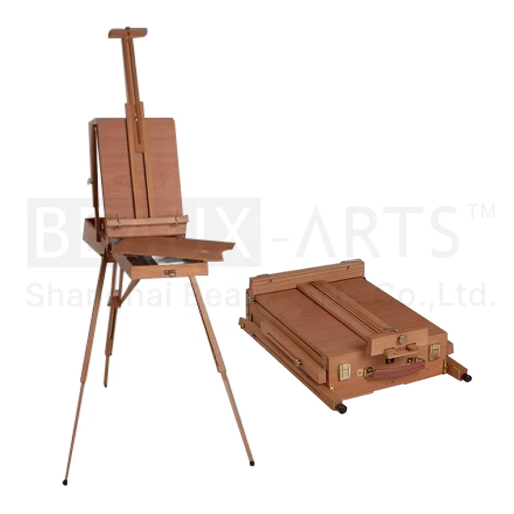 Adjustable Easel Stand Drawing and Painting A-Frame Flexible Artist Wood Antique Easel