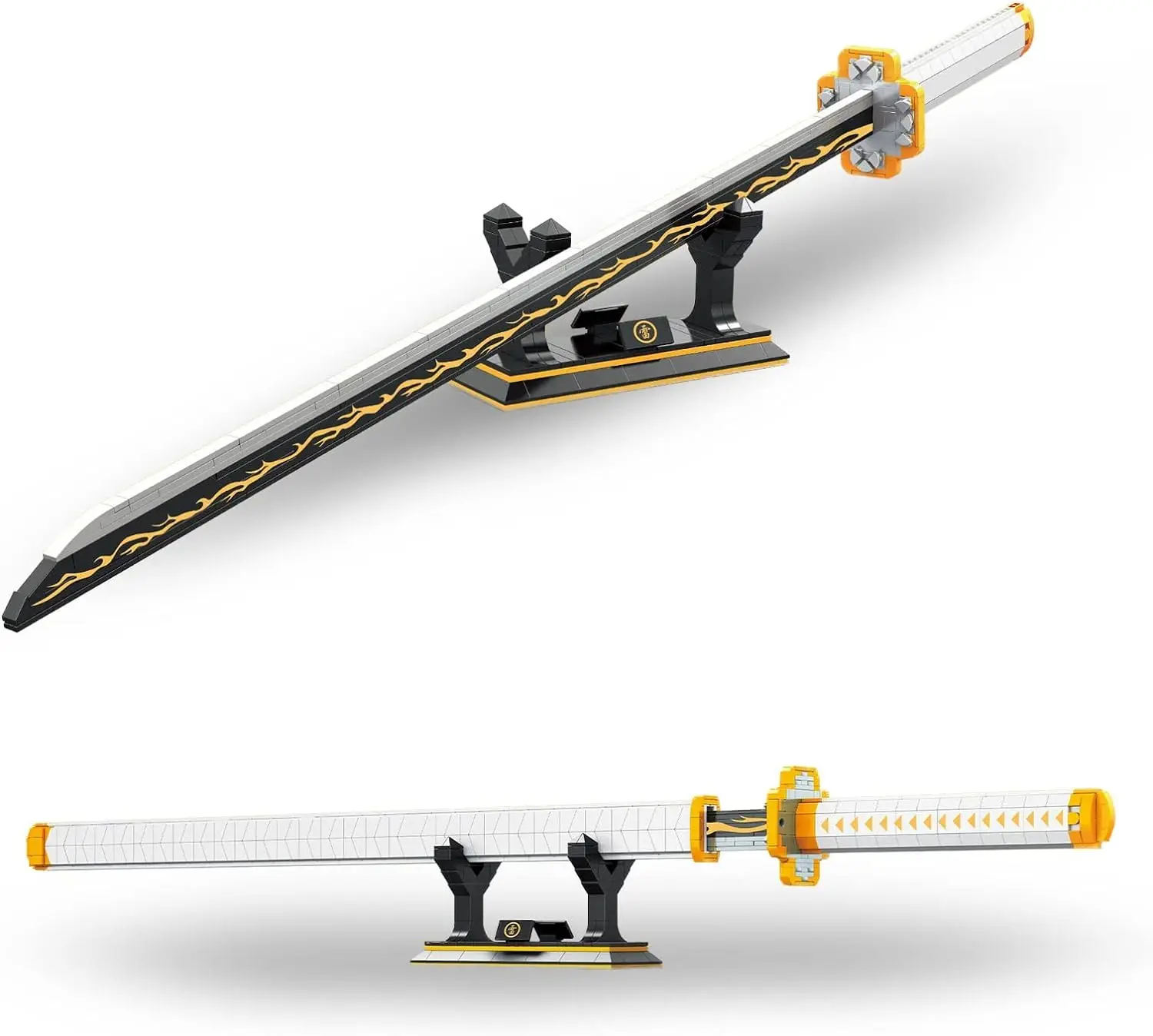 Demon killer sword building set, with scabbard and bracket model, as a gift for Tatsu Yamashiro demon killer for boys.