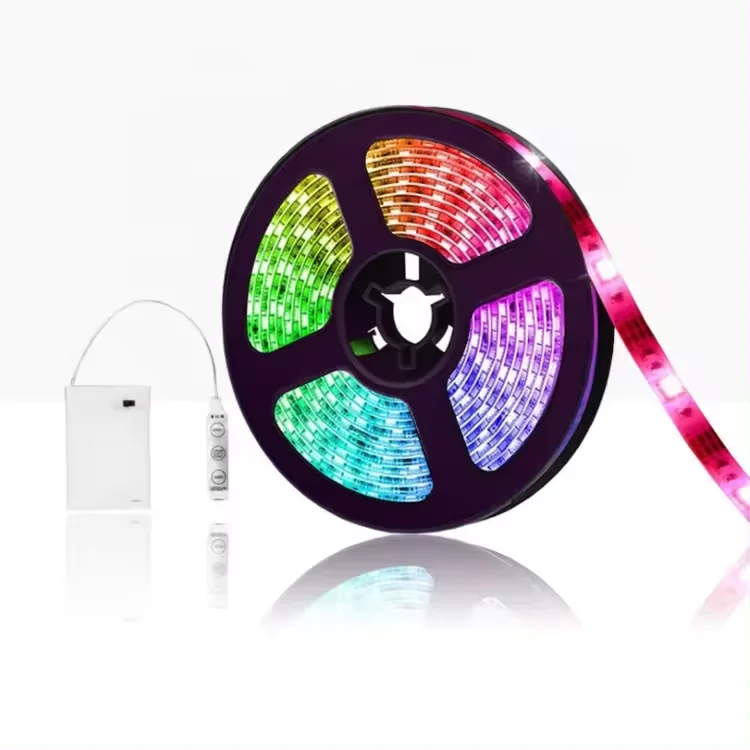 Super popular 5050RGB led bluetooth light strip set with mobile app control colorful music rhythm and TV backlight lighting