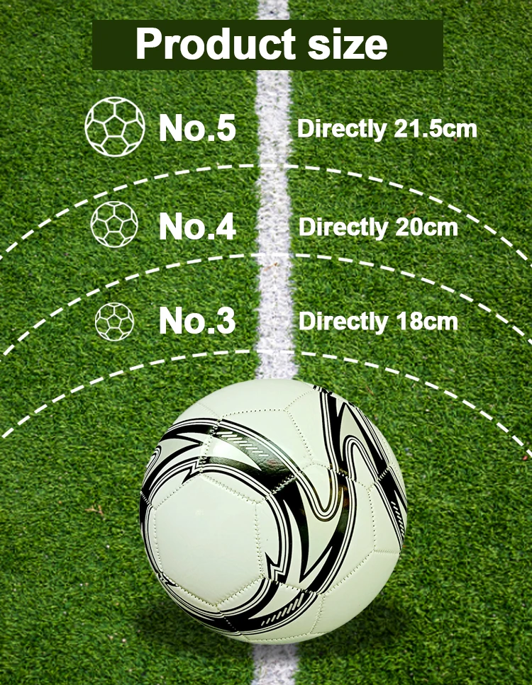 Outdoor Indoor Sport Training Football Professional Official Match Size 5 Soccer Ball