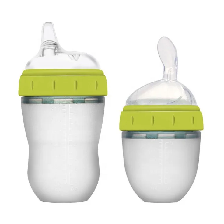 Детская Бутылочка-соска, кормушка, силиконовая форма соски со шкалой, устройство для кормления для новорожденных