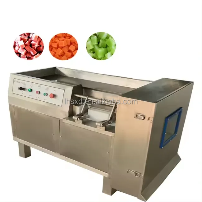 Industrial Frozen Lamb  Beef  and Pork Slicer/fully Automatic Commercial Fresh Meat Dicer/Multifunctional Cutting Machine