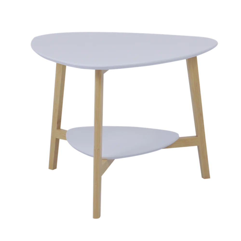 BAMBKIN livingroom table Nightstand glass corner side end bedroom bamboo side table