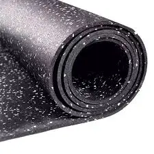 gym rubber floor mats for fitness Non-slip rubber flooring roll tiles