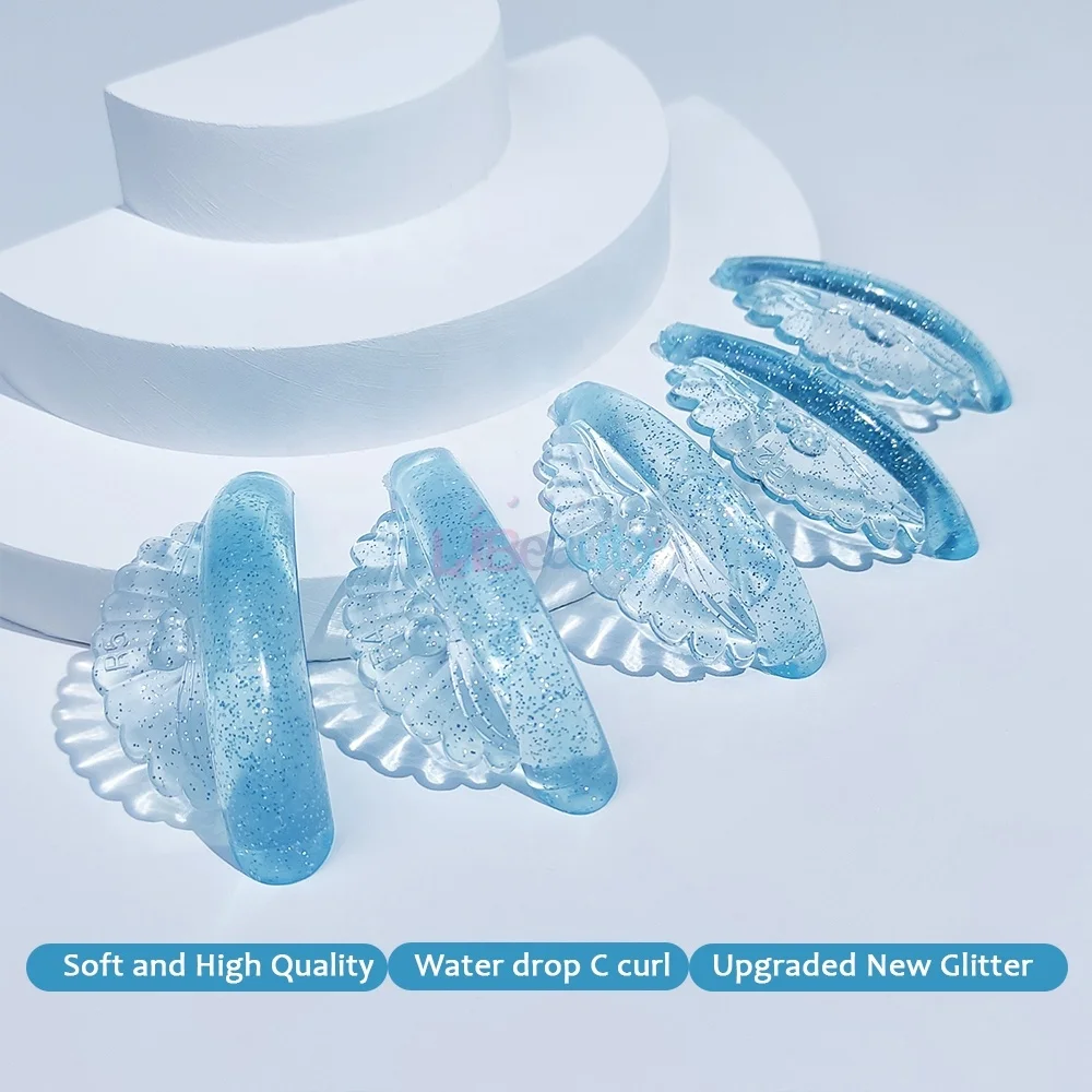 Libeauty Eyelash Lift Roller Self sticky Glueless Lash lift shields Silicone Lash Lamination Rod No Glue lash lift shields