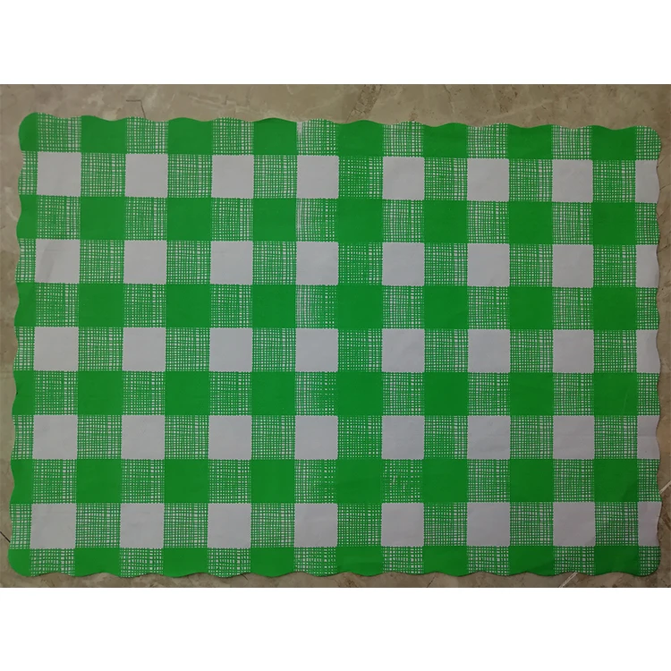 Table Mats Paper Placemats Disposable Golden&Silver Wedding Decoration Paper Table Mat