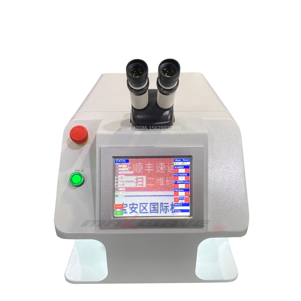 YAG Mini Portable 200W Jewelry Laser Spot Welding Machine Gold Laser Welding Machine