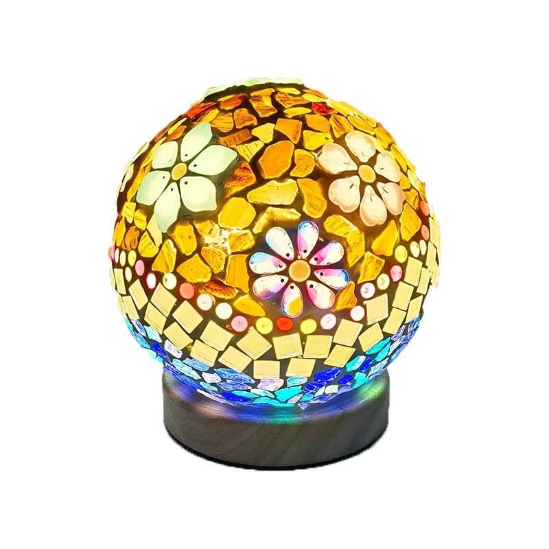 Night Light Arts Home Decor Mosaic Diy Kids Clapping Led Table Lamps Make Your Own Mosaic Night Light Kit DIY Mosaic Lamp