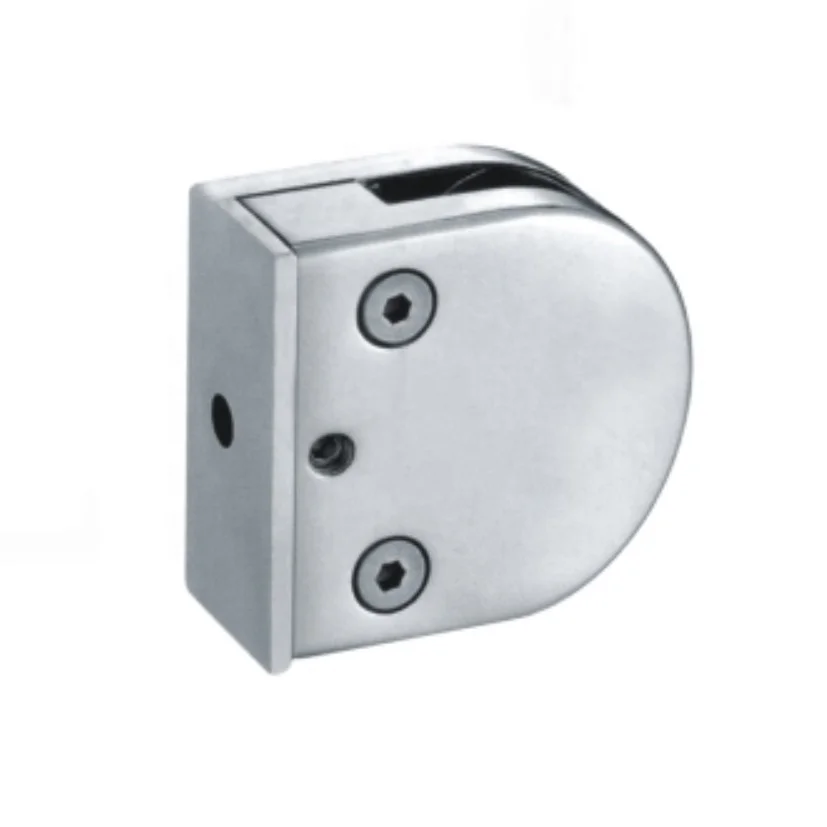 Handrail glass  shelf clamp   C114Z   zinc alloy furniture  flat  bottom  glass bracket