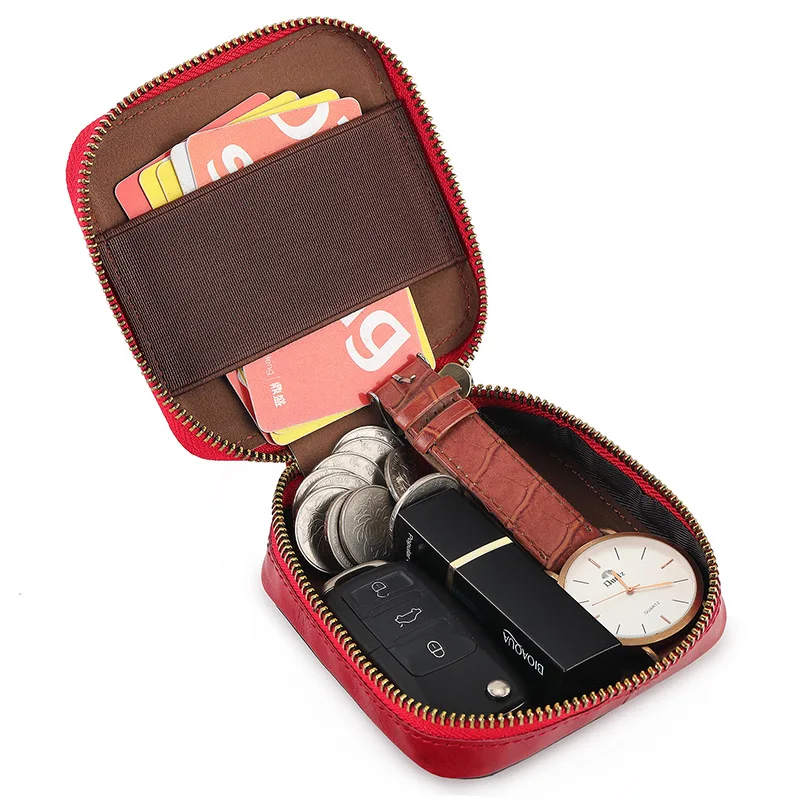 Customized Waterproof Cosmetic Bags Mini Cosmetics Pouch Makeup Purse Coin Purse Leather Lipstick Pouch