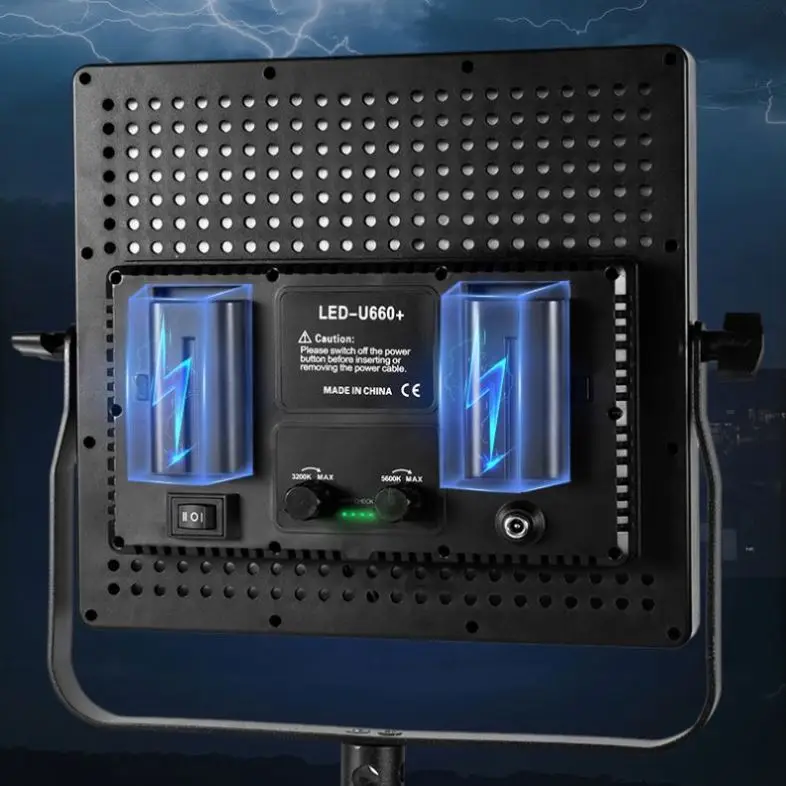 Professional Photo Studio Video Film Photographic Lighting Bi Color LED Panel Light for YouTube Studio Video Shooting