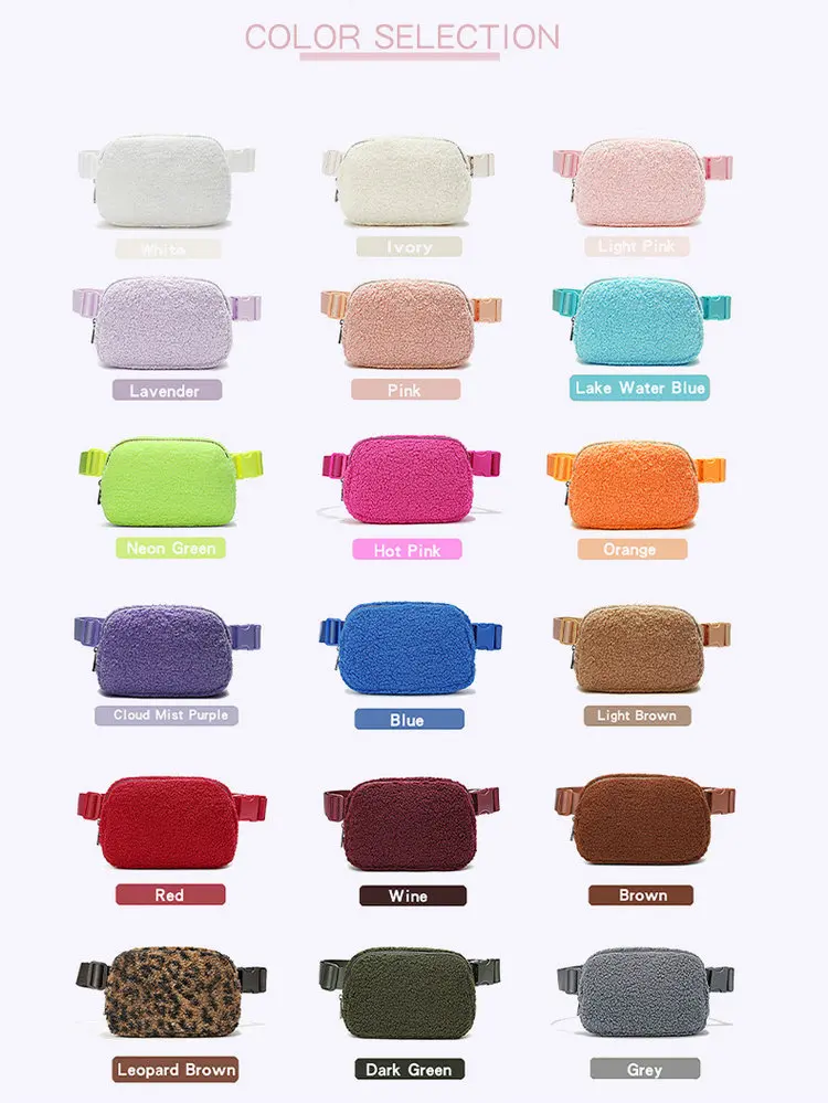 Fashion Custom Guangzhou Sport Belt Waist Chest Mobile Phone Sling Crossbody Travel Shoulder Messenger Bag for  Women