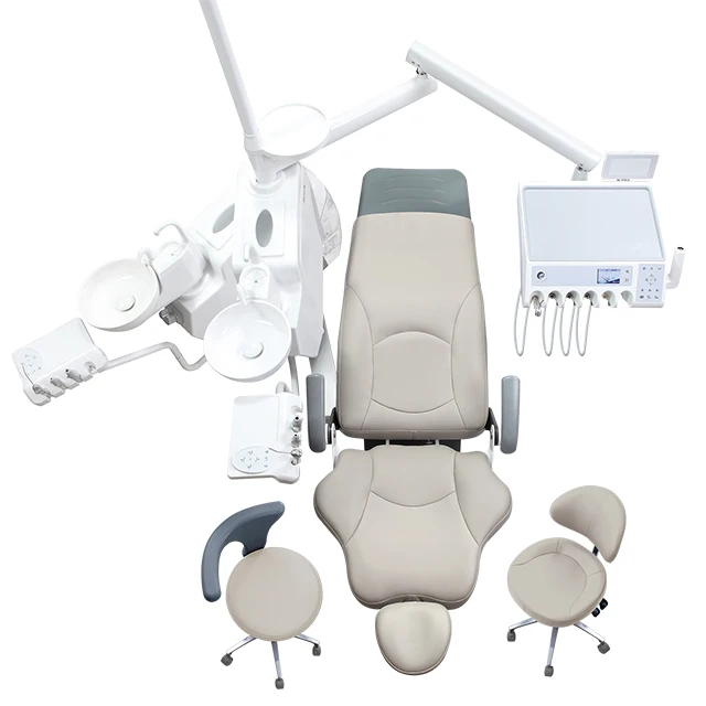 Roson S6 dental chairs LED light whole pipeline disinfection dental unit factory price