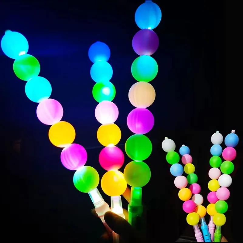 Light Up Stick Neon Party Glow Sticks Led Candied Haws 5PCS Glow in Dark Wedding Party Supplies Birthday Camping 3 Light Modes
