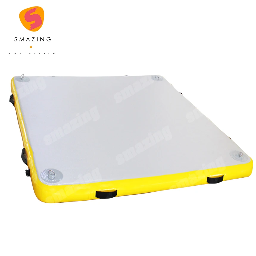 Outdoor Water Games Durable Hot Sale Non-slip Sup inflatable water platform with floating dock