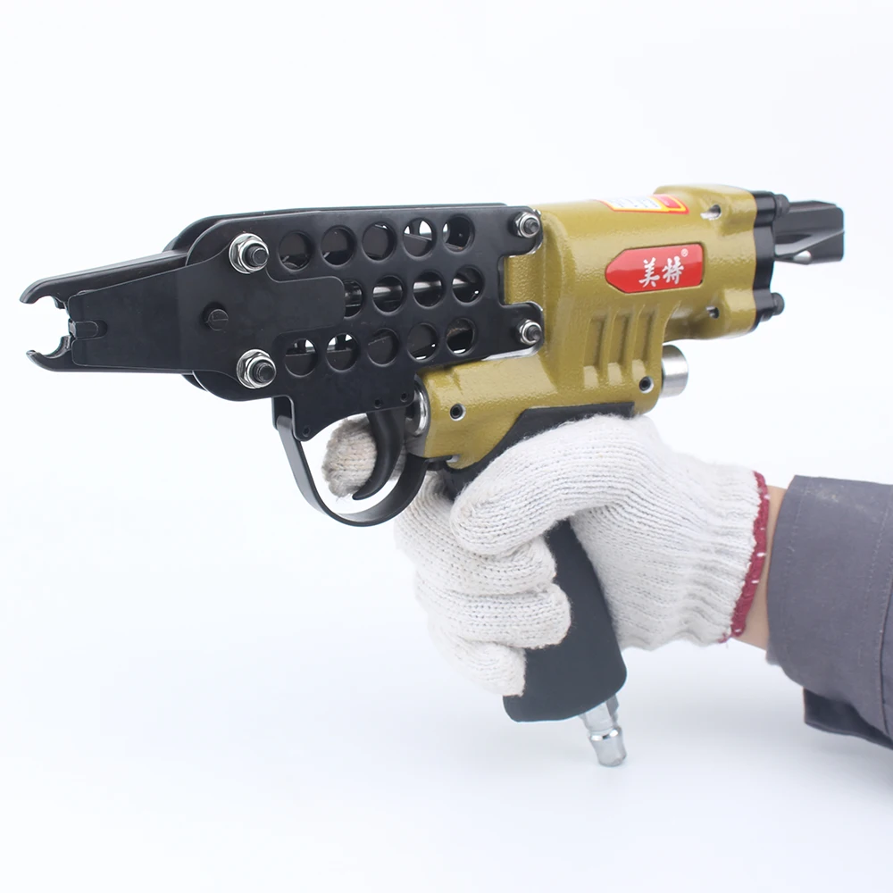 SC7E-I2 Pneumatic C Ring Nailer Cage Stapler Nail Gun Clip Piler