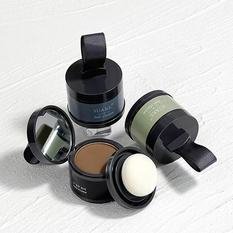 Customized Hairline Powder with Root Touch Cover Up Conceals Coverage Thinning Hair Loss Toppers for Women Men Beard Gray Fibers