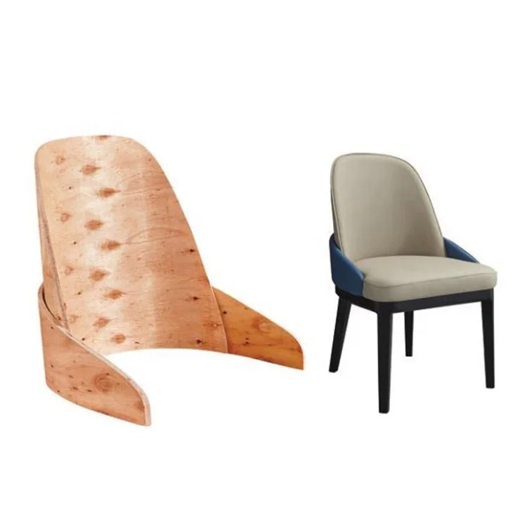Wholesale Dining chairs wooden chair Seat parts Bent /Curved Plywood