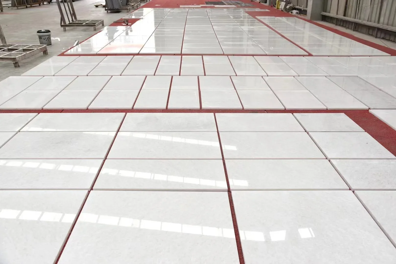 Vietnam Crystal White Marble Pure White Nature Stone Fine Flower Cut to Size Marble Slab Wholesaler Factory Directly Price