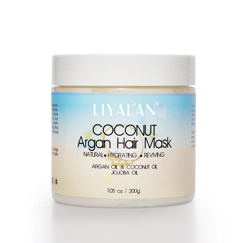 Organic Conditioner Coconut Argan Private Label Hair Spa Moisturizing Smoothing Hair Mask