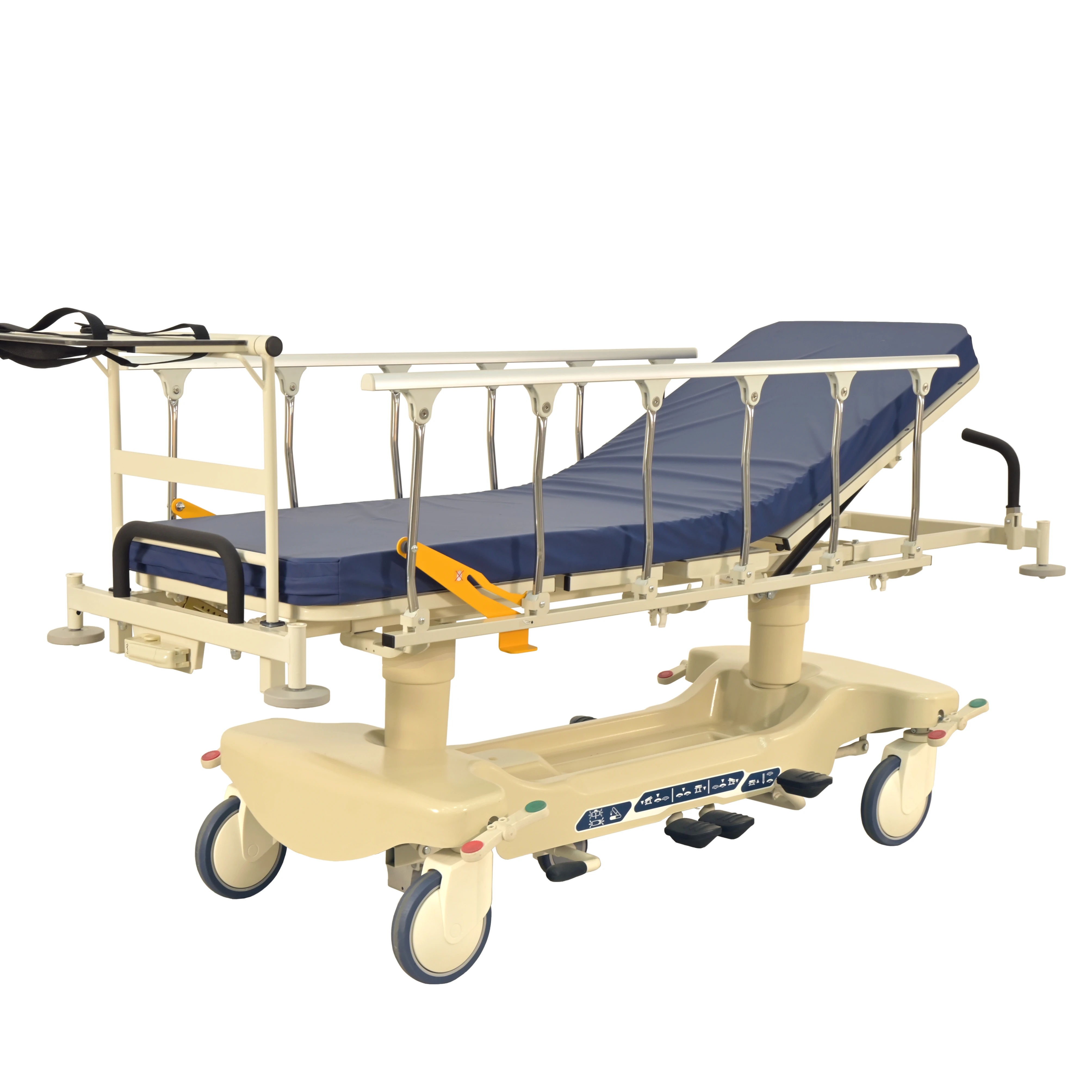 HOCHEY  Hospital Emergency Aluminum Loading Stretcher For Ambulance Car Emergency Ambulance Stretcher Bed