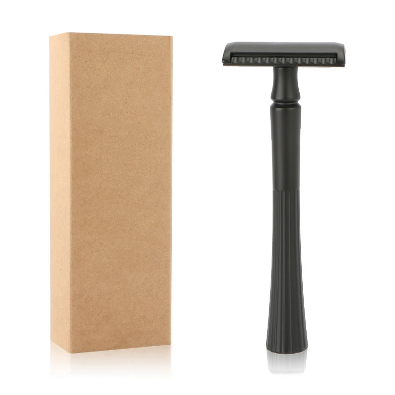 Custom Safety Razor Rose Gold Charm Star Style Double Edge Blade Metal Safety Razor