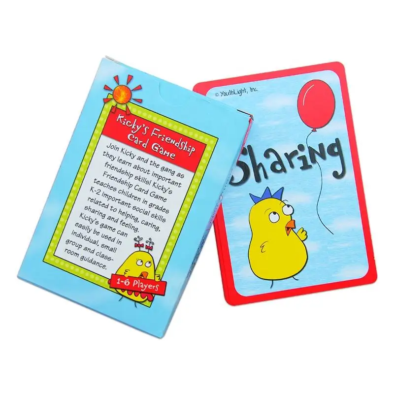 Free Solitaire Card Game Kids Board Games Flashing Cards/Cognitive Cards For Kids Educational