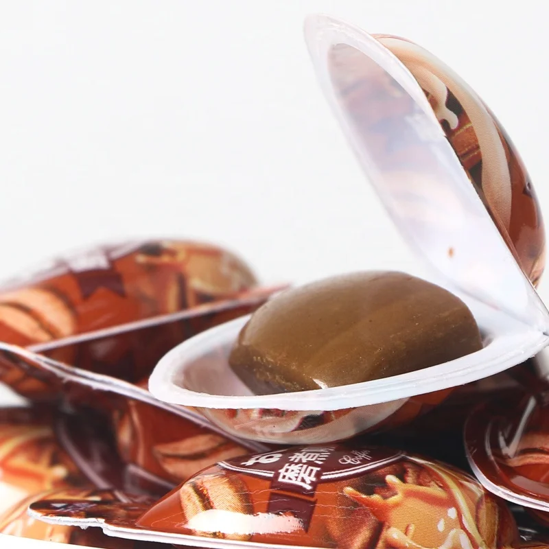 wholesale Candy Factory Direct Custom Personal label coffee candy less sugar bitter coffee bean taste tablet candy