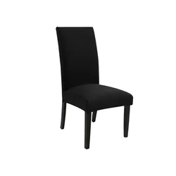 Sample Available Solid Jacquard Chair Covers Stretch For Wedding Dining Room Office Chair Cover