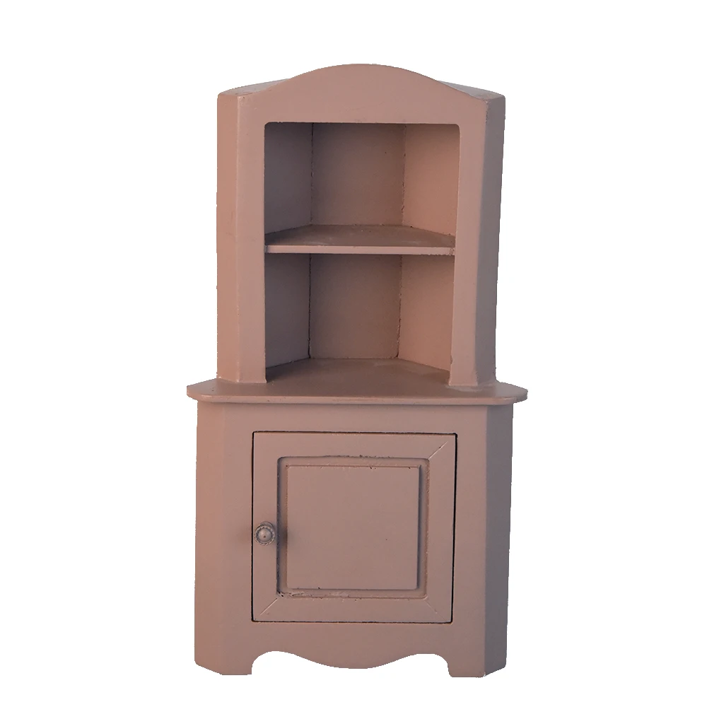 1:12 scale unfinished dolls house furniture with opening drawer wooden Miniature Unfinished Wood Cupboard