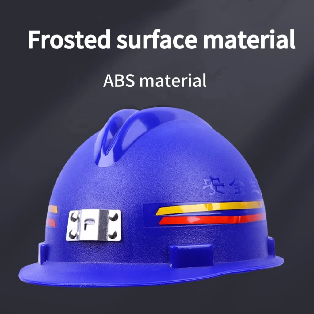 ABS Mining Industrial Worker Welding Safety Helmet Construction Mining Safety Hard Hat with Lamp Bracket